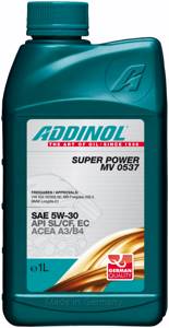 Моторное масло ADDINOL Super Power MV 0537 SAE 5w30, 1л